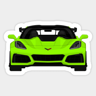 Z06 ZR1 LIME Sticker